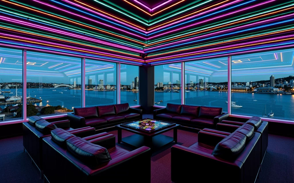 Auckland Neon Runner Urban Sky