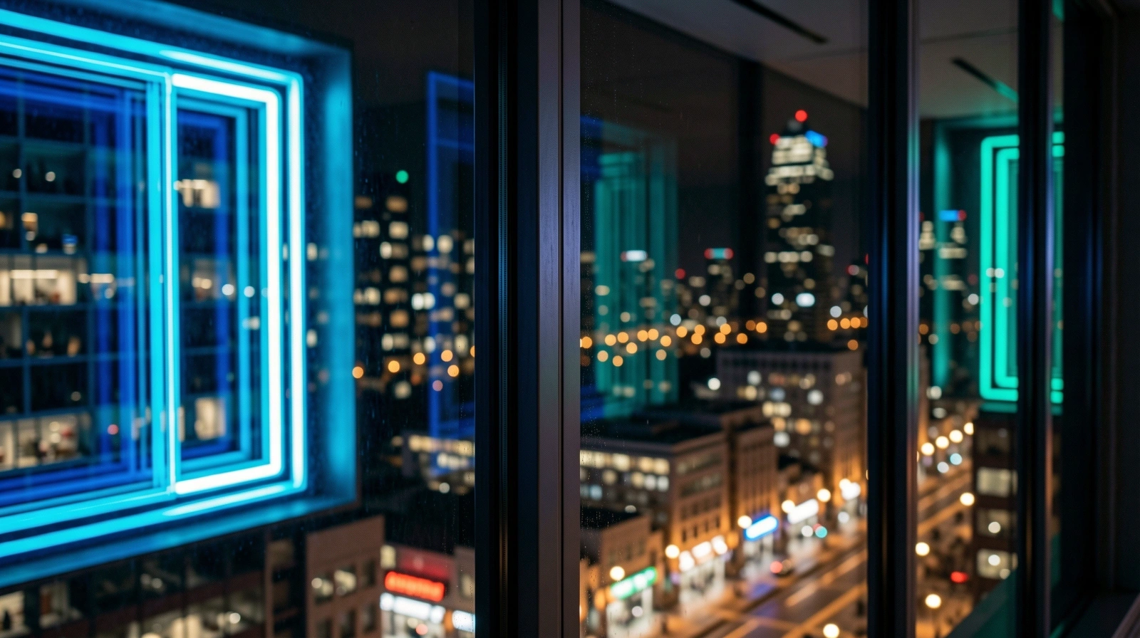 Auckland night cityscape