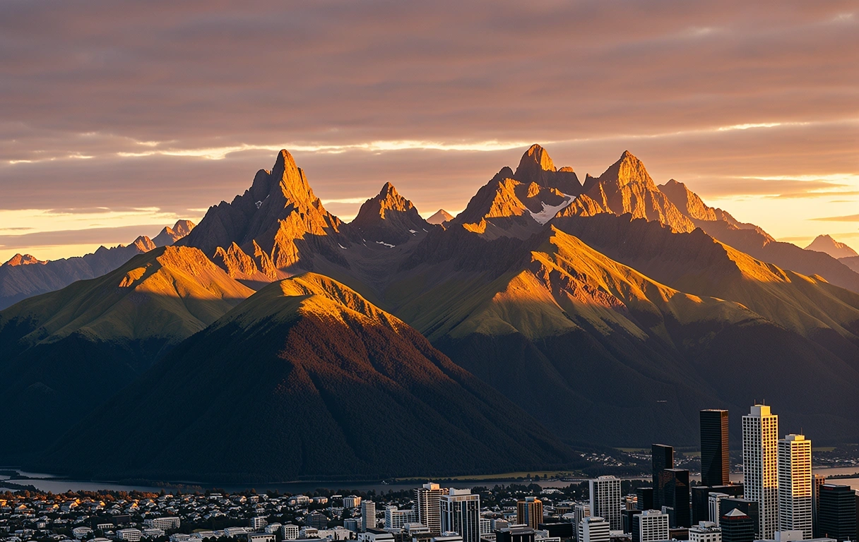 New Zealand Southern Alps